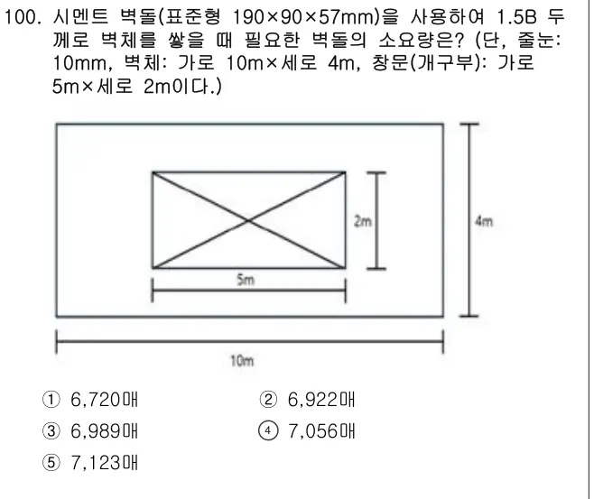 2026년 공동주택시설개론 100번 문제 (보기 포함 이미지)